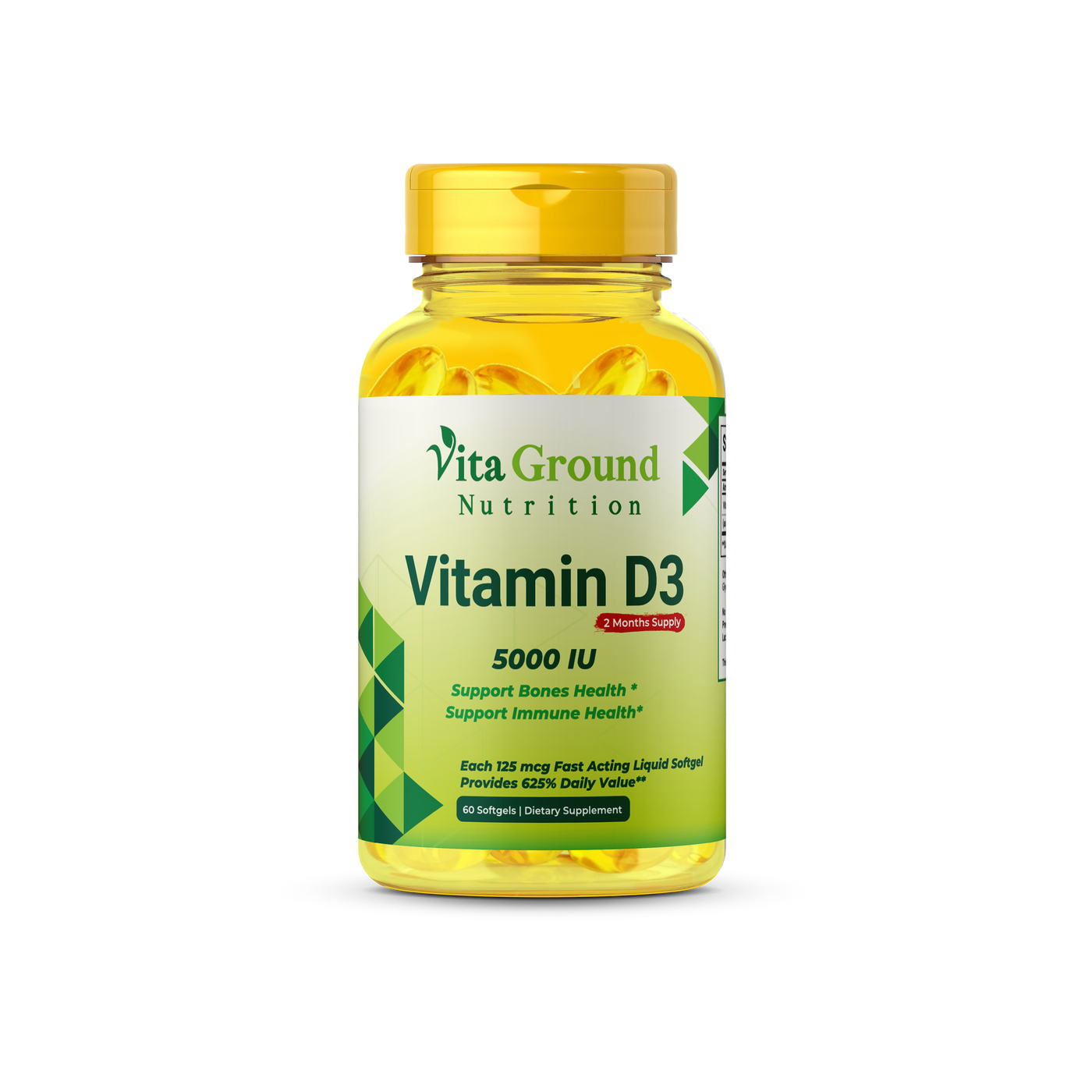 Vitamin D3 Immune and Bones Supports Vita Ground Nutrition