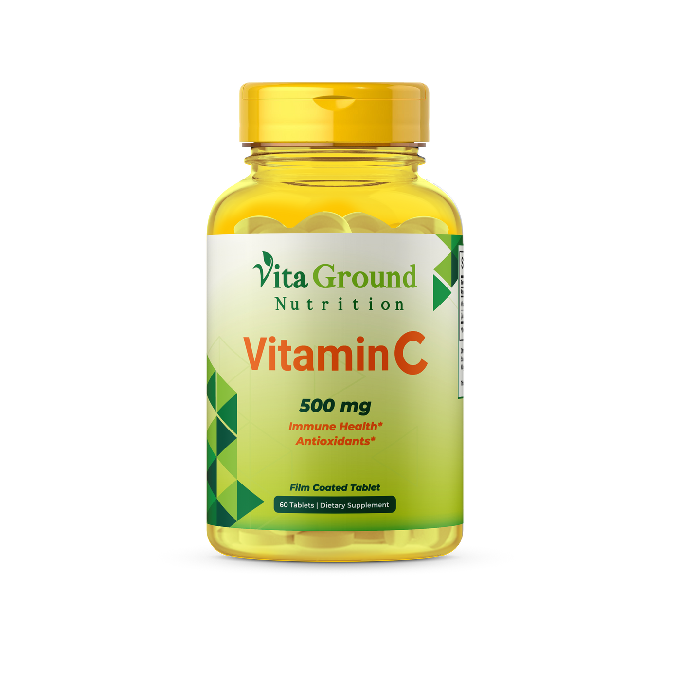 Vitamin C 500mg 60 Tablets Vita Ground Nutrition